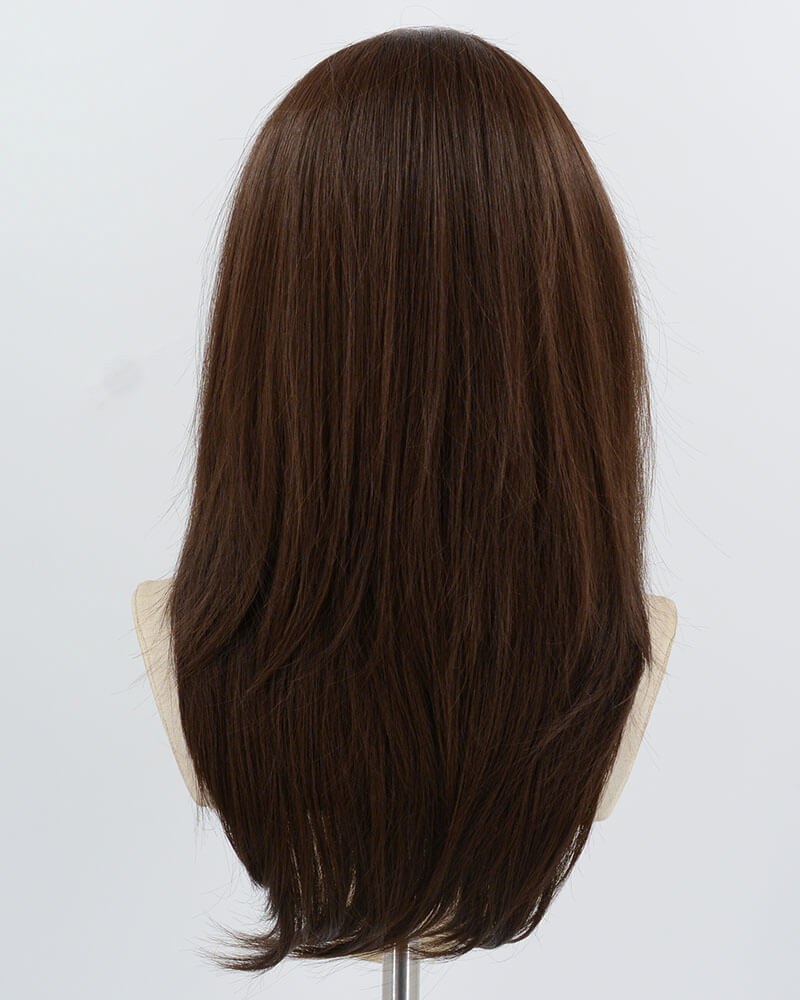 13*6 Black Brown Synthetic Lace Front Wig WW986 — view 3