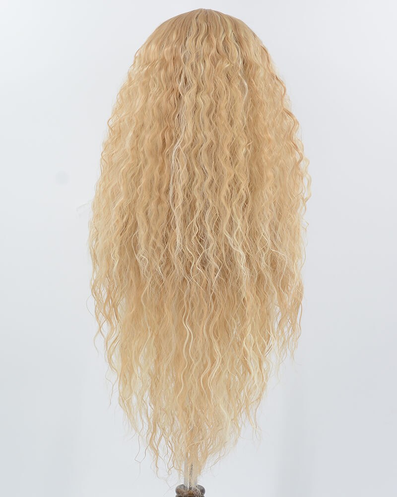 Blonde Curly Synthetic Wig HW750 — view 3