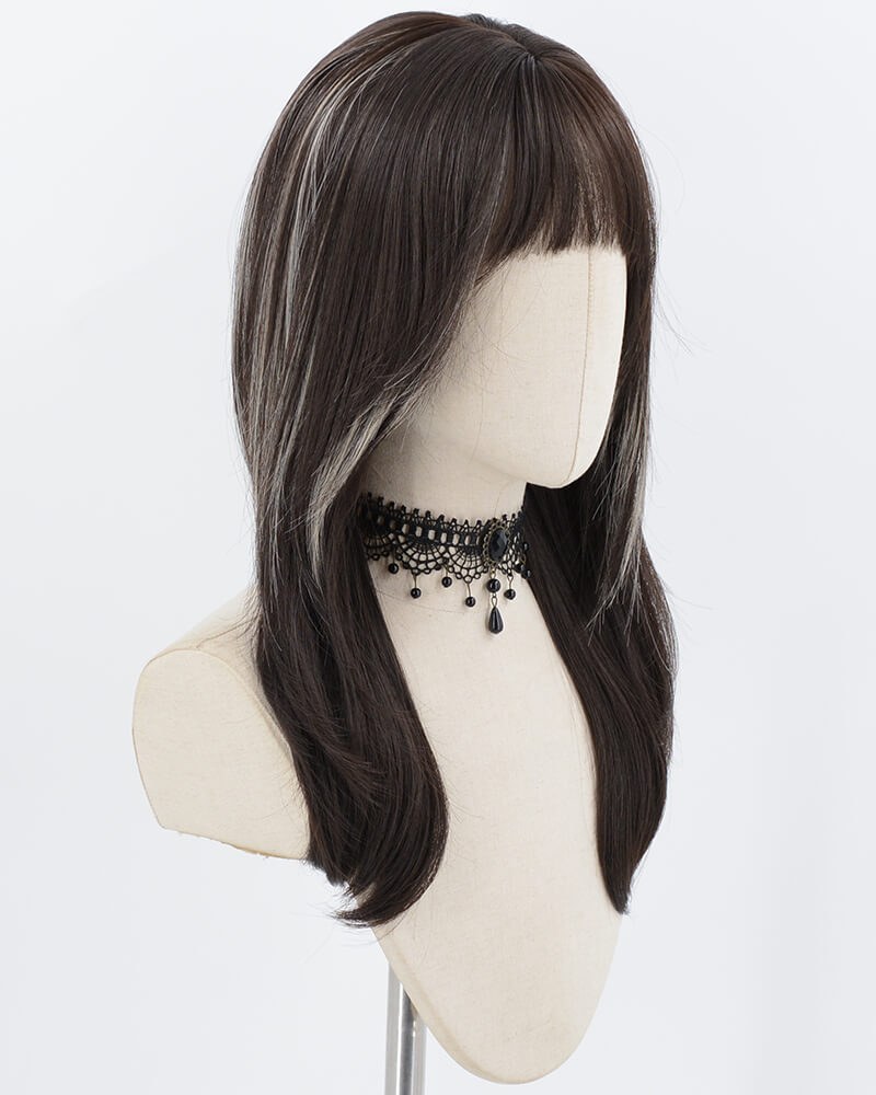 Black Blonde Synthetic Wig HW818 — view 2