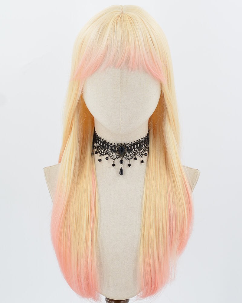 Pink Blonde Synthetic Wig HW814 — view 1