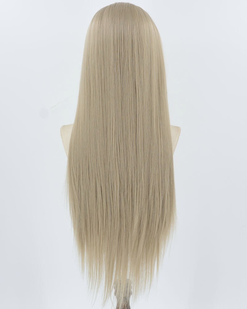 Blonde Long Straight Synthetic Lace Front Wig WW884 — view 3