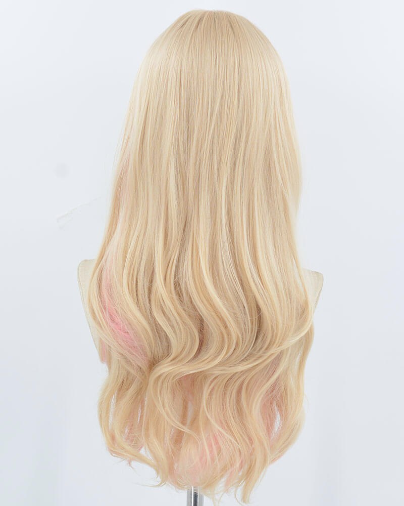 Pink Blonde Synthetic Wig HW757 — view 3