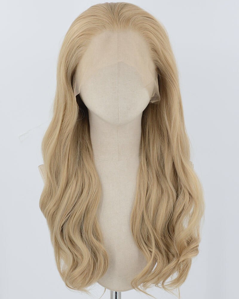 Blonde Wavy Synthetic Lace Front Wig WW893 — view 1