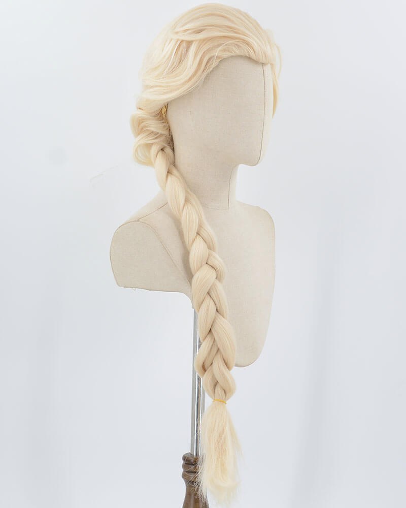 Long Blonde Elsa Cosplay Wig HW671 — view 2