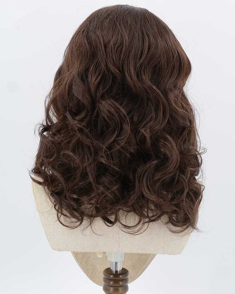 Brown Wavy Synthetic Lace Front Wig WW1045 — view 3