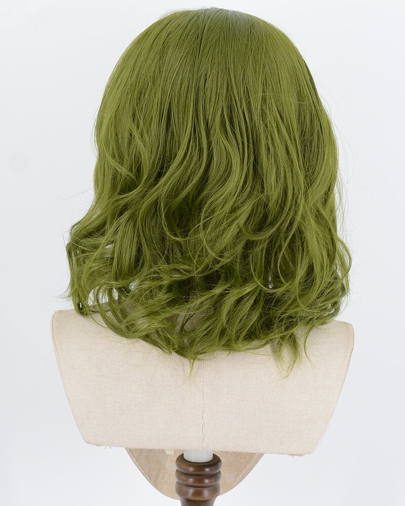 Green Wavy Joker Cosplay Synthetic Lace Front Wig WW1052 — view 3