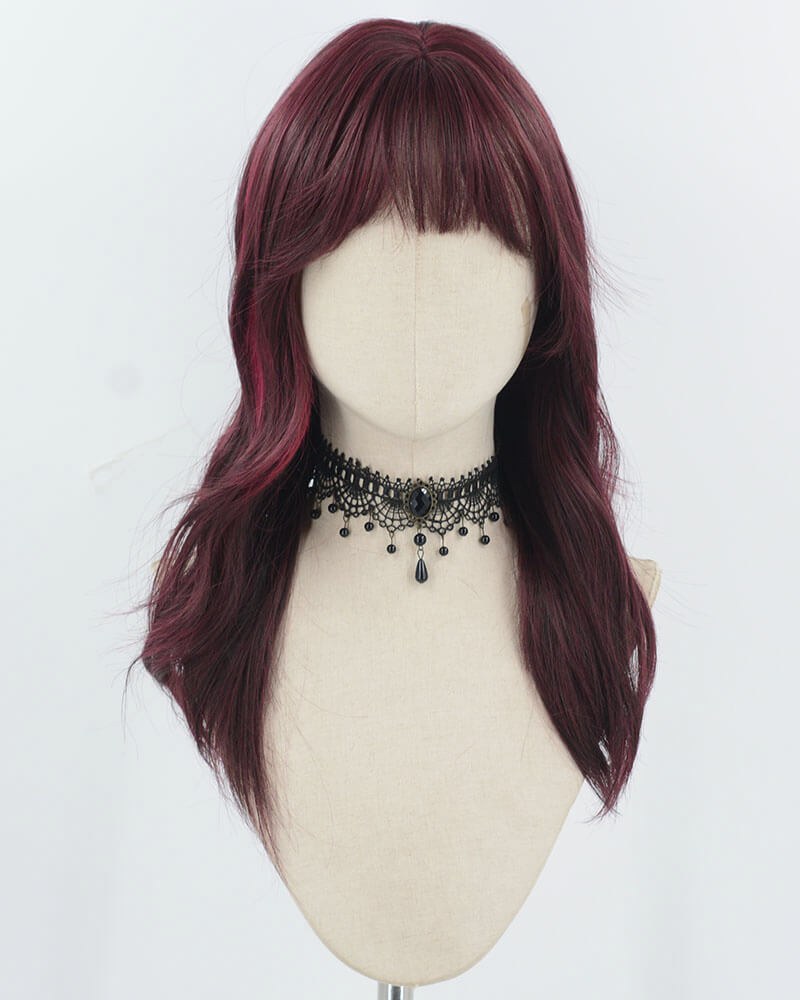 Black Red Synthetic Wig HW759 — view 1