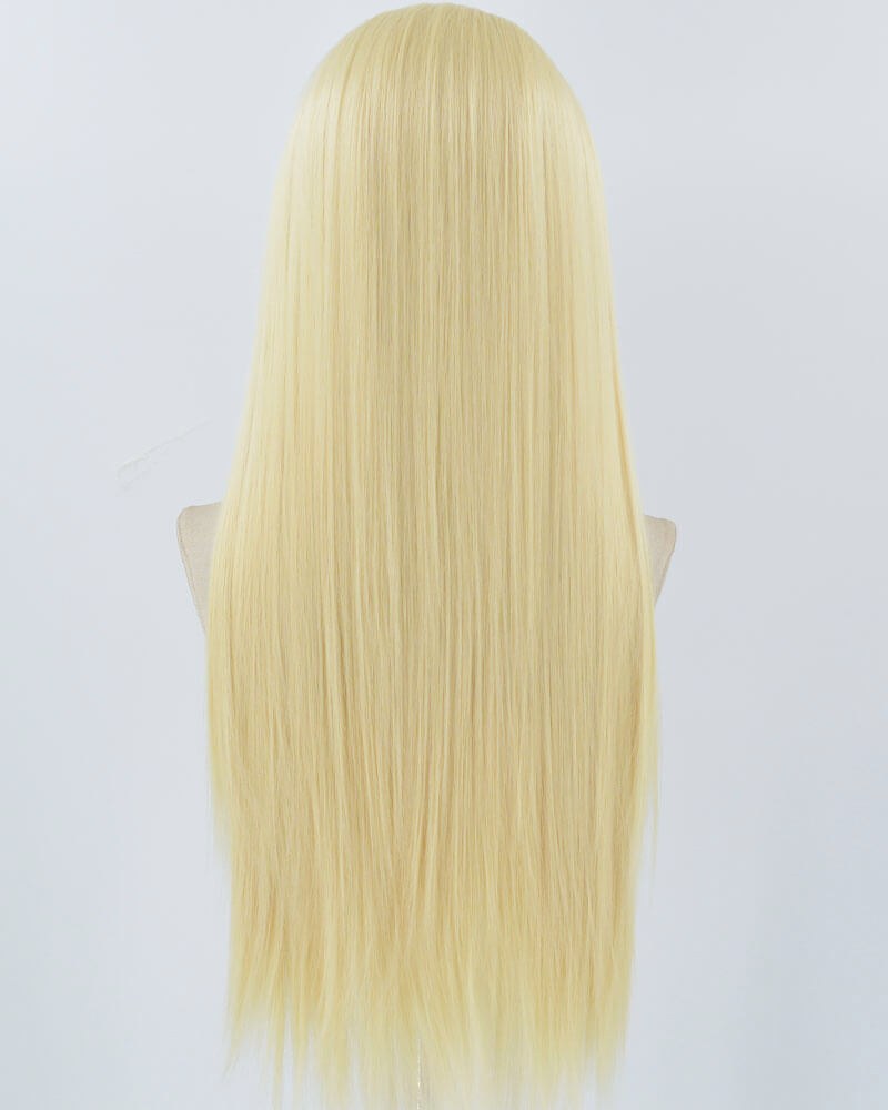 613 Blonde Straight Synthetic Lace Front Men's Wig MW054 — view 5