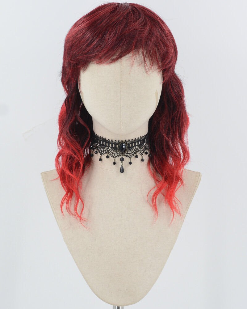 Ombre Red Synthetic Wig HW705 — view 1