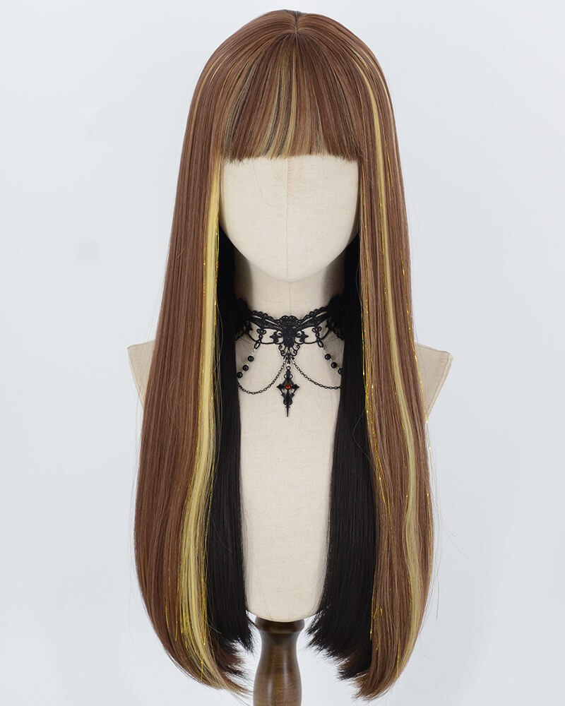 Monster High Brown Highlights Synthetic Wig HW840 — view 1