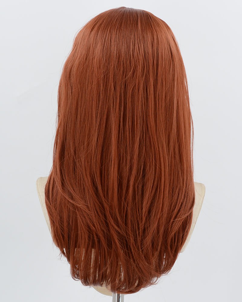 Copper Red Synthetic Lace Front Wig WW992 — view 3