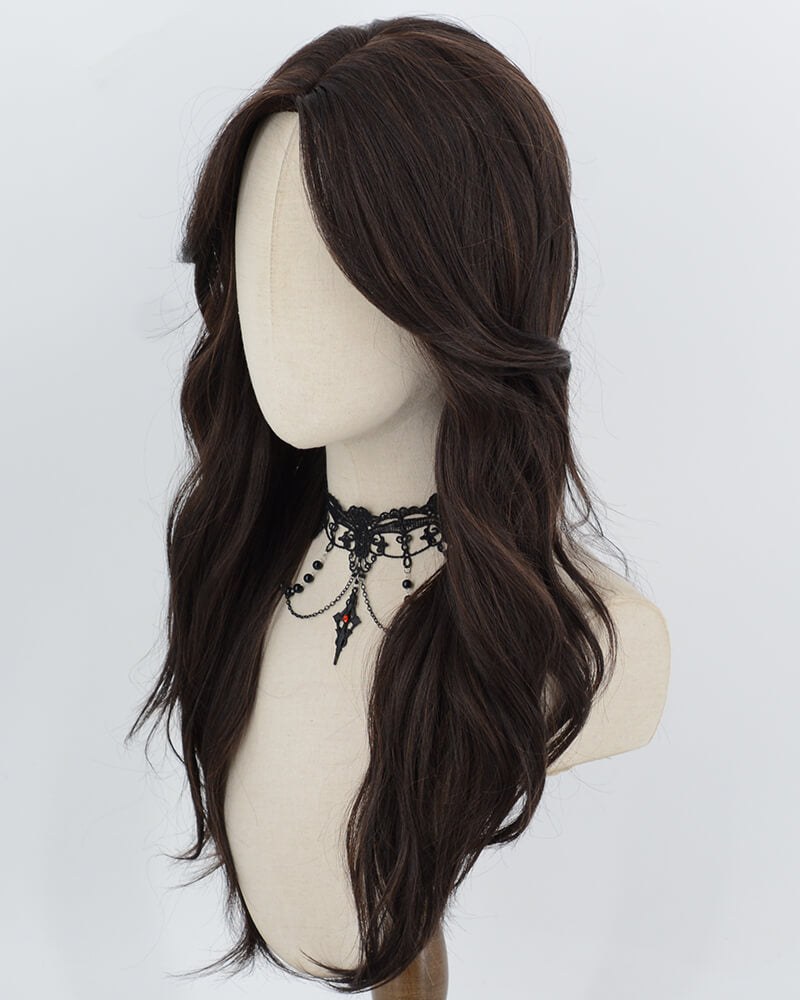 Black Wavy Synthetic Wig HW863 — view 3