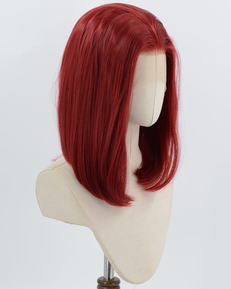 Red Bob Synthetic Lace Front Wig WW1000 — view 2