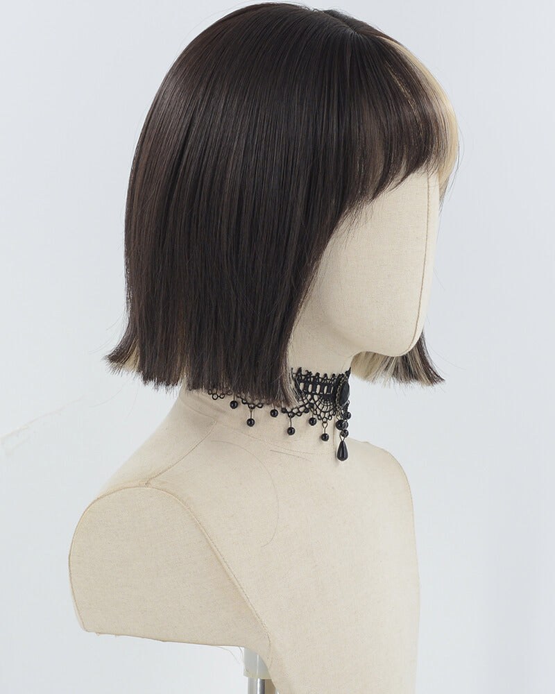 Black Blonde Short Synthetic Wig HW689 — view 2