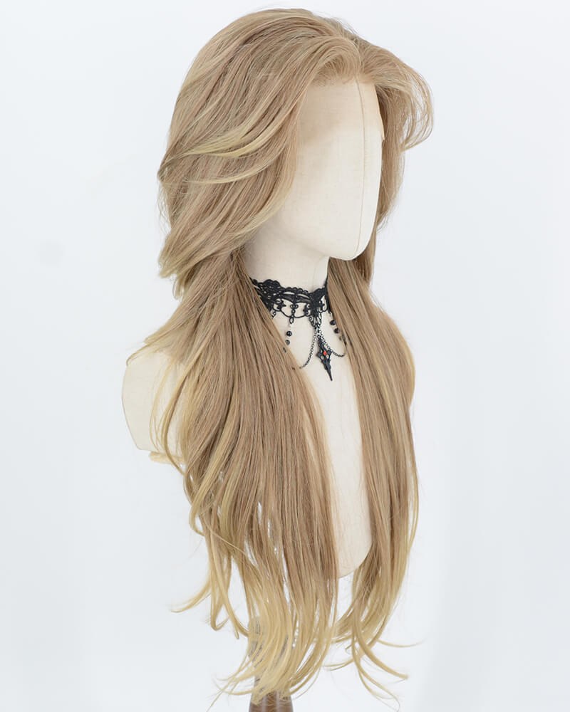 Brown Ombre Synthetic Lace Front Wig WW1075 — view 2