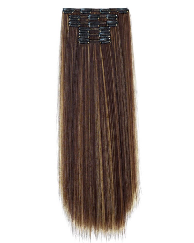26inch Long Clip In Hair Extension Synthetic 6PCS — view 8