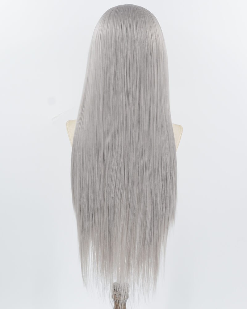Black Straight Lace Front Men's Wig MW050 — view 4
