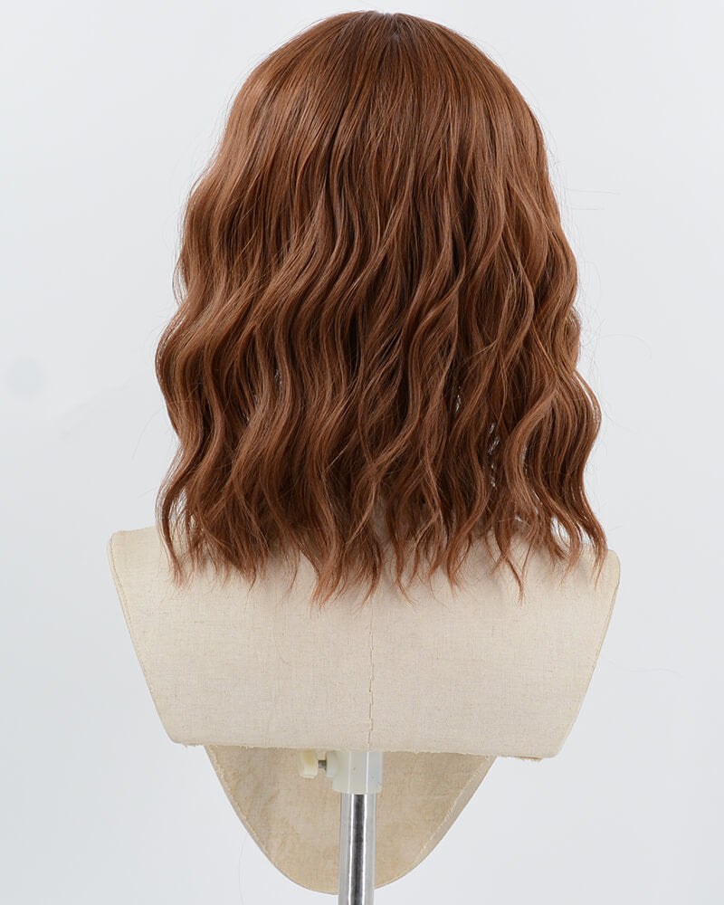 Brown Short Curly Synthetic Wig HW803 — view 3