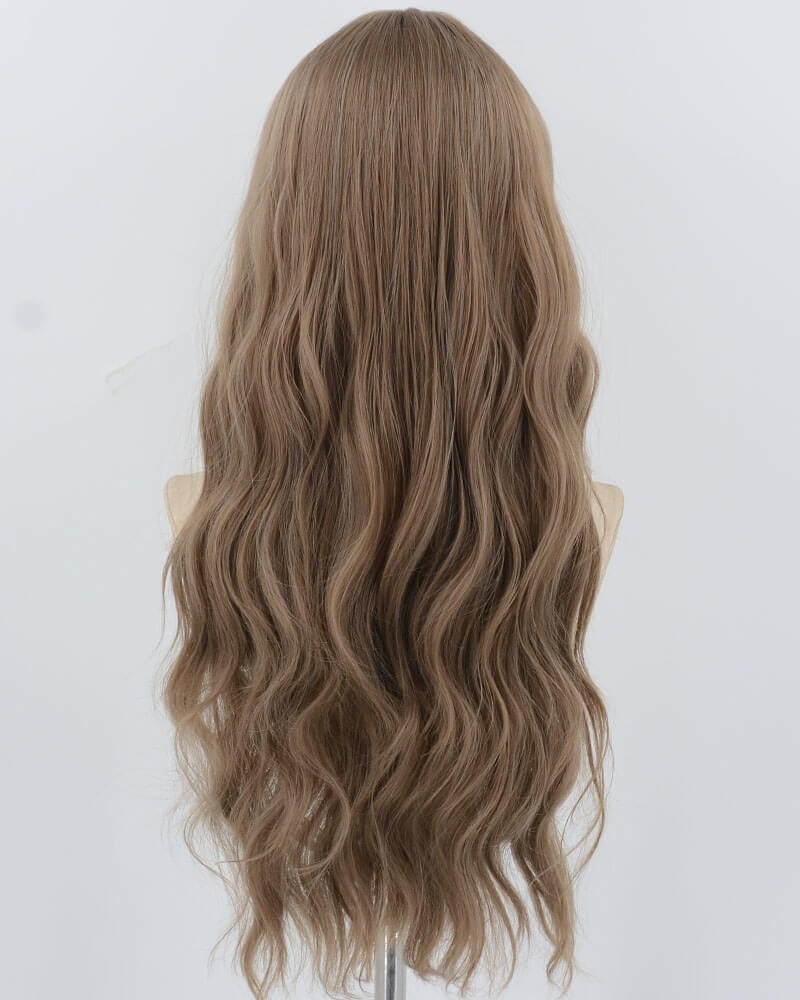 Brown Curly Synthetic Wig HW724 — view 3