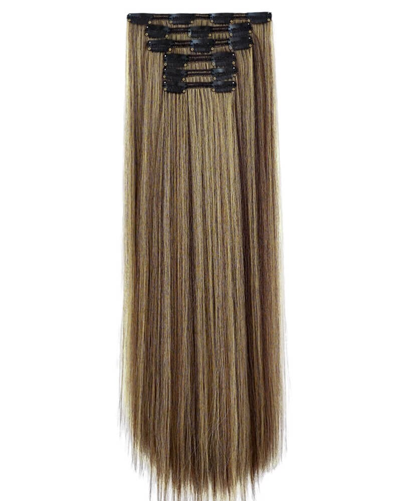 26inch Long Clip In Hair Extension Synthetic 6PCS — view 7