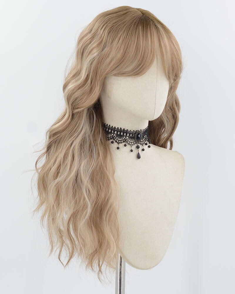 Blonde Curly Synthetic Wig HW754 — view 2
