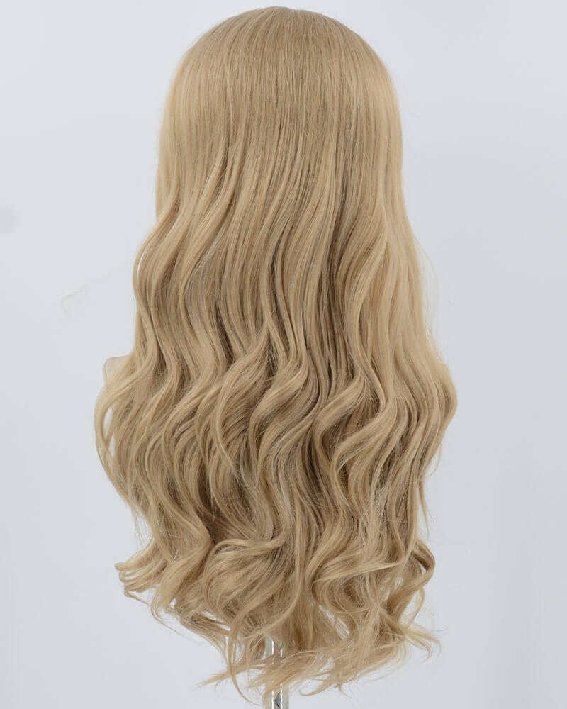 Blonde Wavy Synthetic Lace Front Wig WW893 — view 2