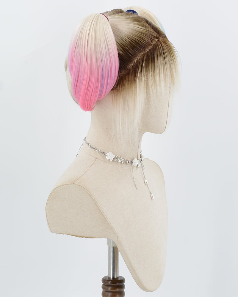 Birds of Prey Harley Quinn Synthetic Lace Front Wig WW277 — view 2