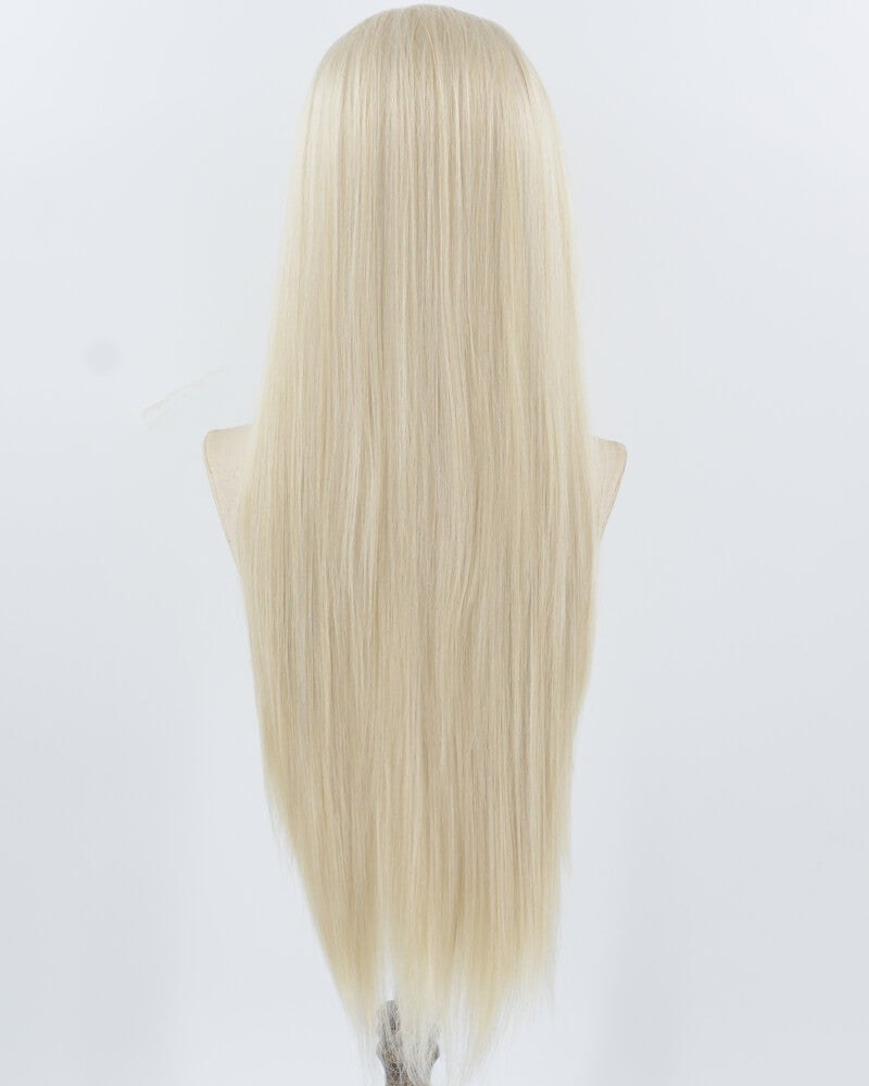 Ash Blonde Mixed Synthetic Lace Front Wig WW931 — view 3