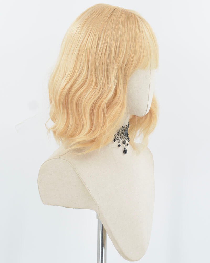 Blonde Short Wavy Synthetic Wig HW761 — view 3