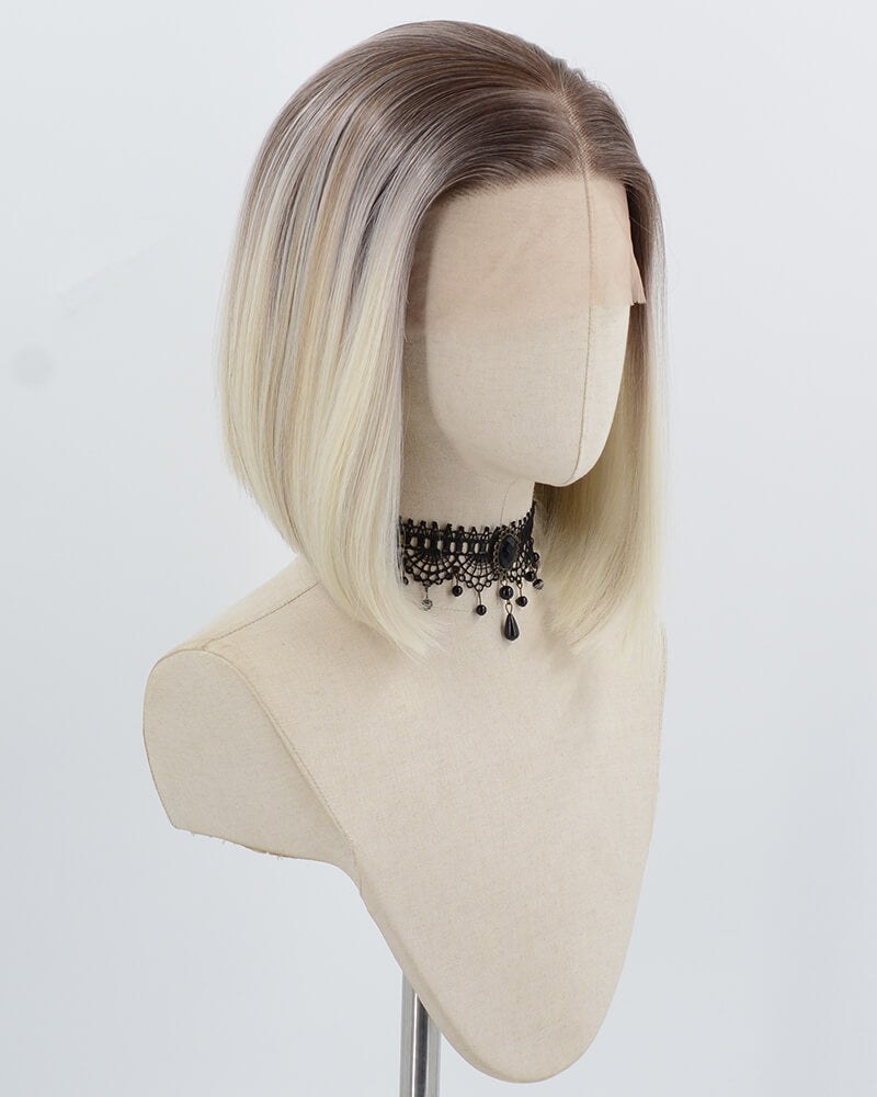 Ombre Blonde Bob Synthetic Lace Front Wig WW1009 — view 2