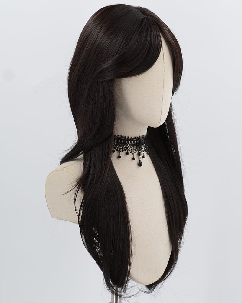 Natural Black Long Synthetic Wig HW791 — view 2