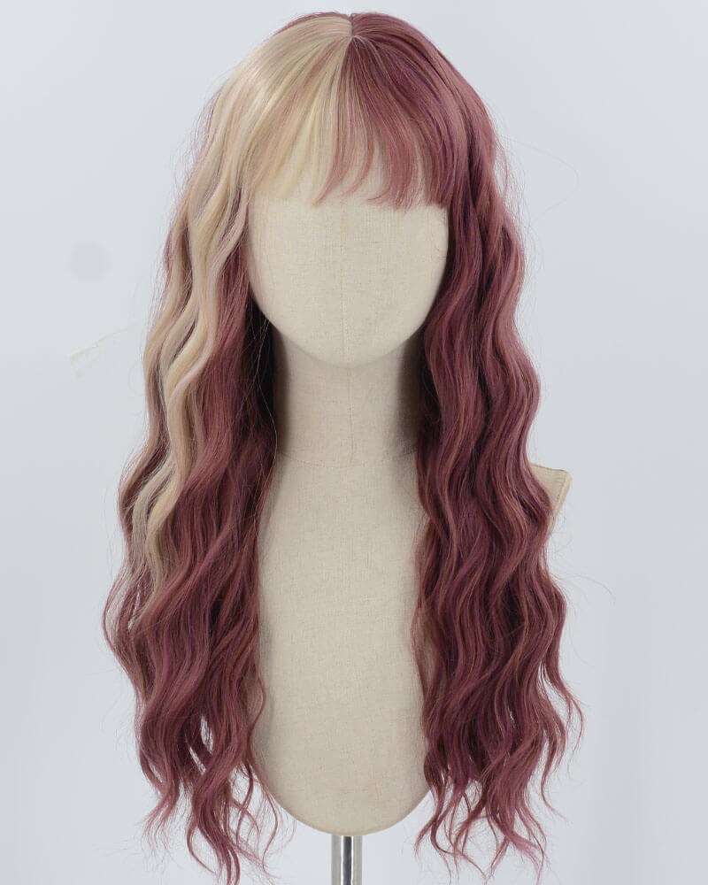 Purple Blonde Synthetic Wig HW654 — view 1
