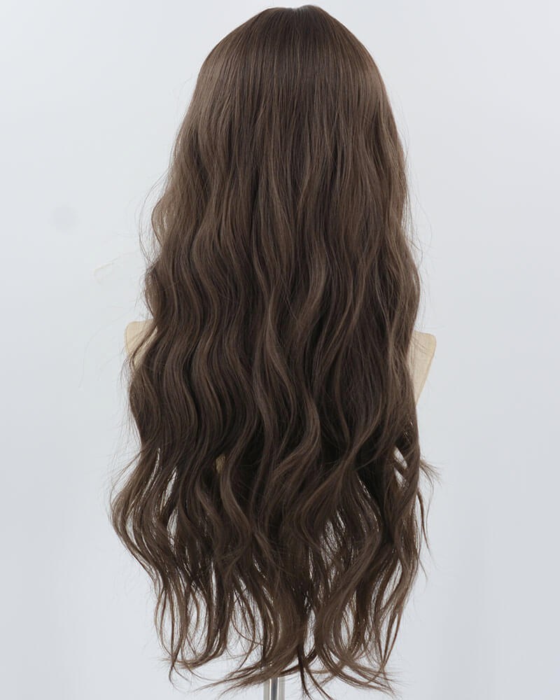 Brown Curly Synthetic Wig HW669 — view 3