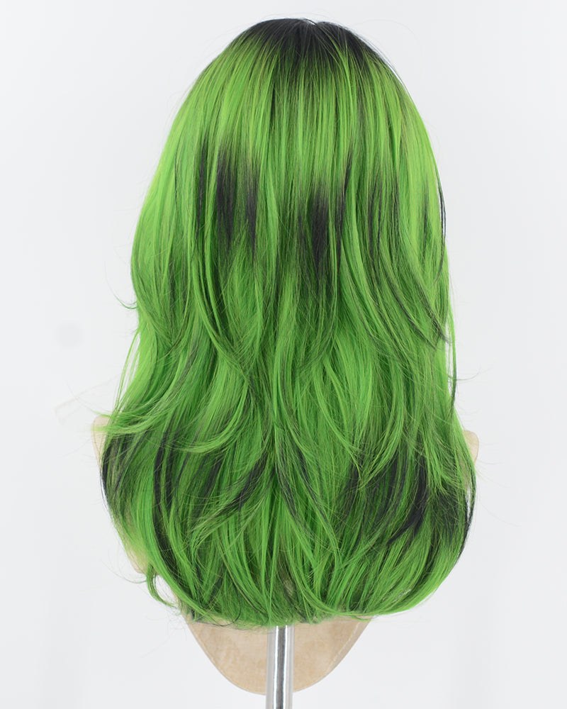 Ombre Green Synthetic Wig HW744 — view 3