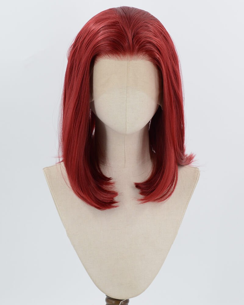 Red Bob Synthetic Lace Front Wig WW1000 — view 1