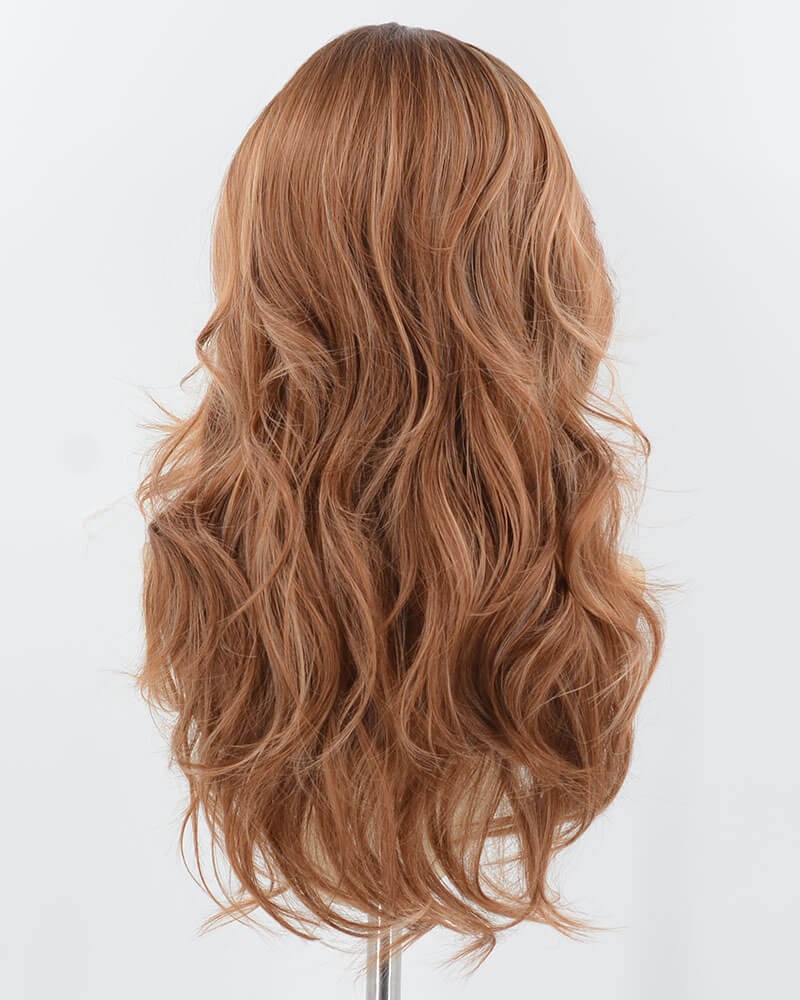 Brown Wavy Synthetic Wig HW755 — view 3