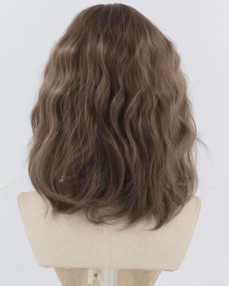 Brown Curly Short Synthetic Wig HW692 — view 3
