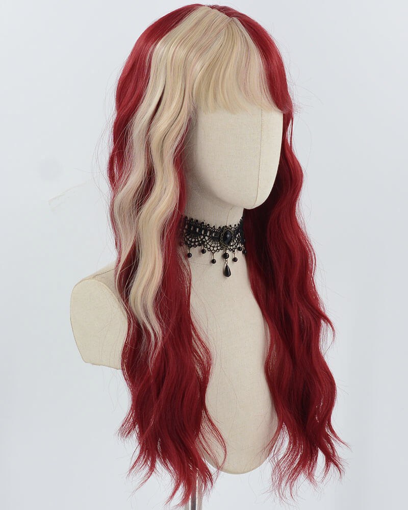 Red Blonde Synthetic Wig HW666 — view 2