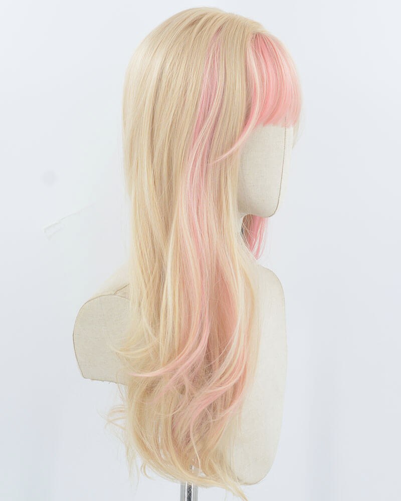 Pink Blonde Synthetic Wig HW757 — view 2