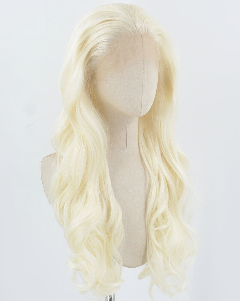 Blonde Wavy Synthetic Lace Front Wig WW899 — view 2