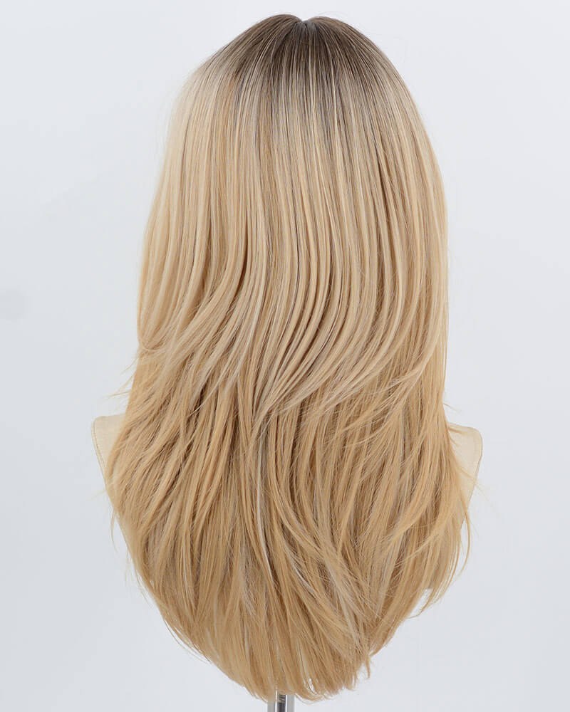 Ombre Mixed Blonde Synthetic Wig HW787 — view 3