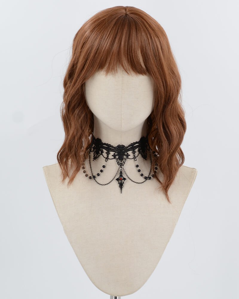 Brown Short Curly Synthetic Wig HW803 — view 1