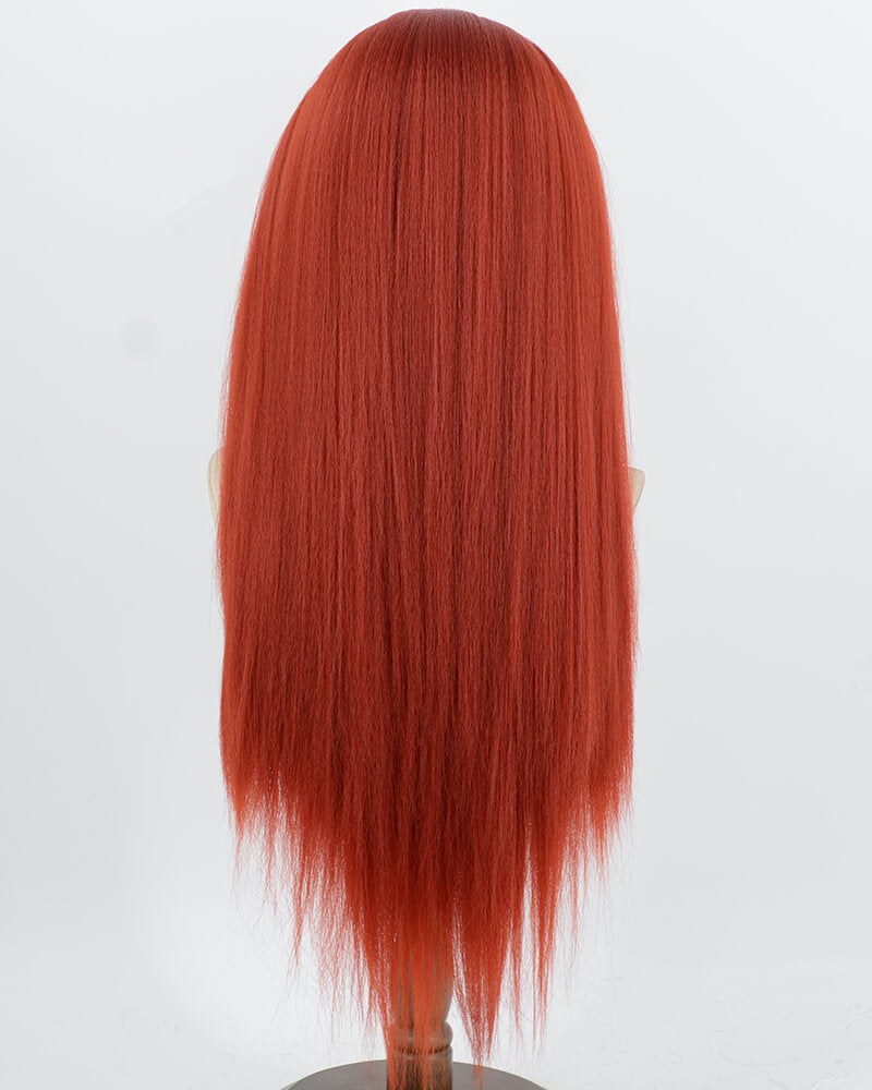 Yaki Red Synthetic Lace Front Wig WW1059 — view 3