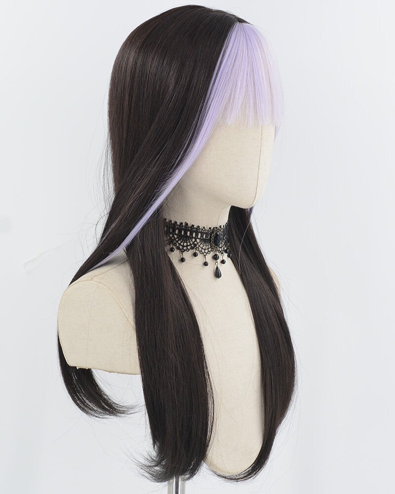Purple Black Synthetic Wig HW749 — view 2