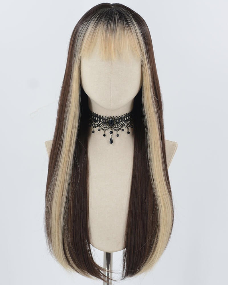 Blonde Brown Synthetic Wig HW652 — view 1