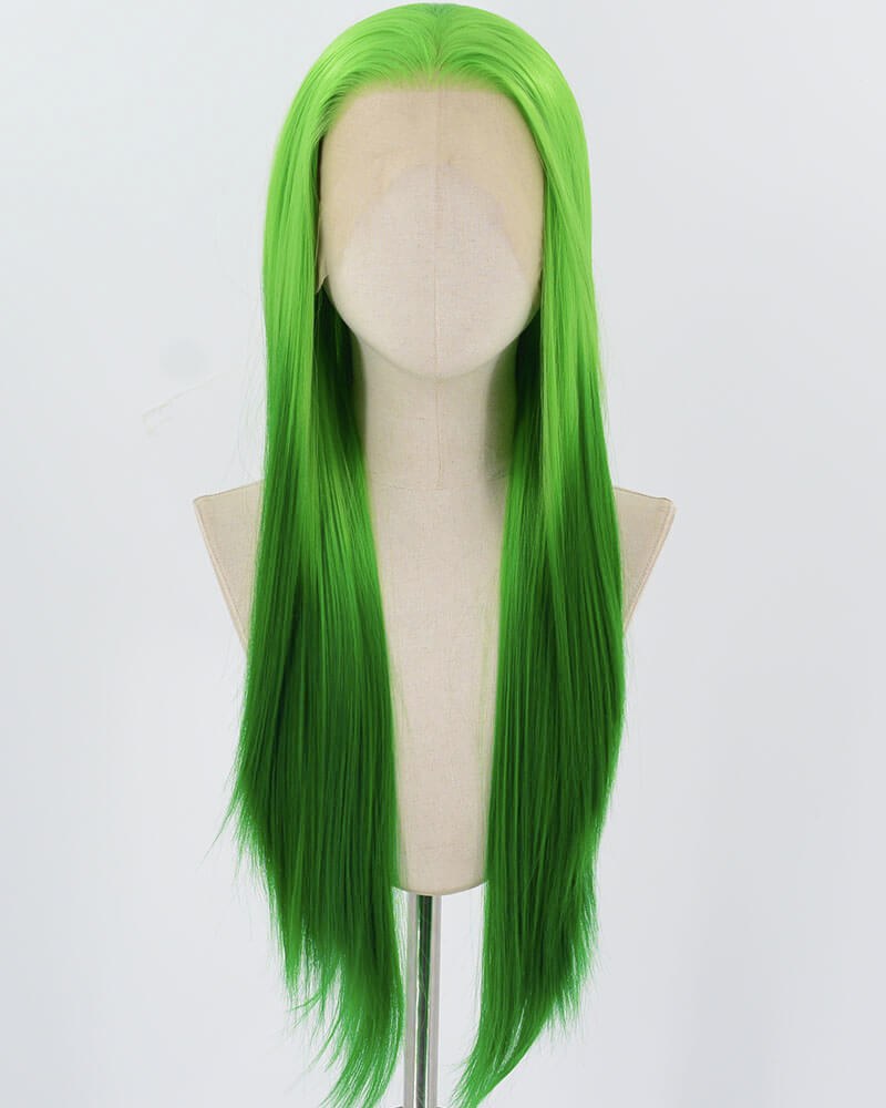 Green Ombre Synthetic Lace Front Wig WW896 — view 1