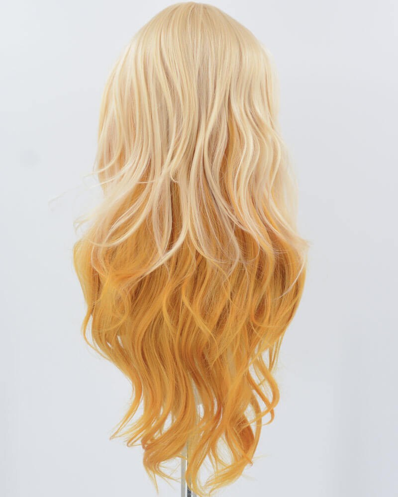 Orange Yellow Synthetic Wig HW646 — view 3