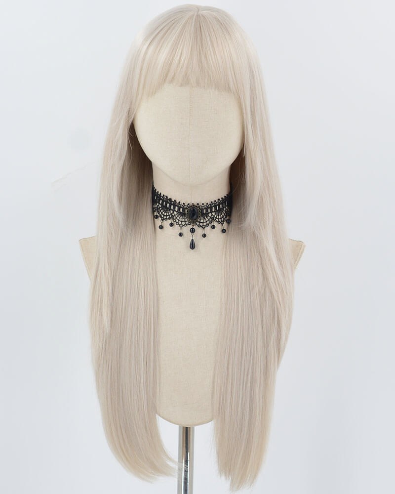 Silver Grey Synthetic Wig HW657 — view 1