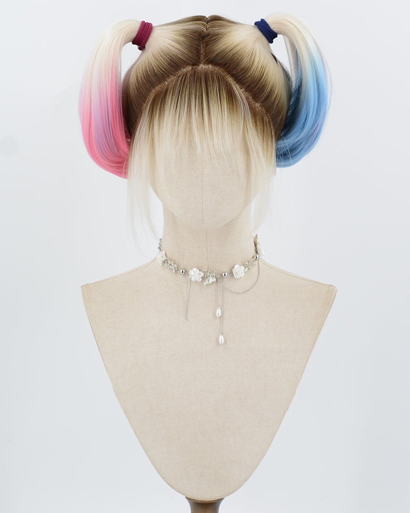 Birds of Prey Harley Quinn Synthetic Lace Front Wig WW277 — view 1