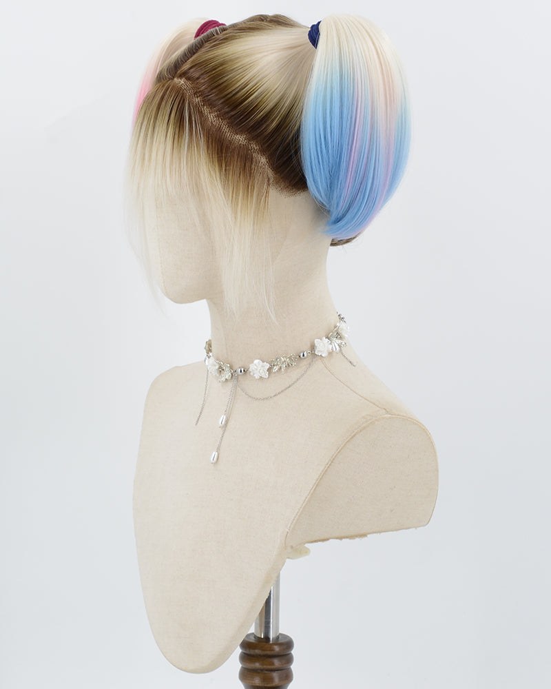 Birds of Prey Harley Quinn Synthetic Lace Front Wig WW277 — view 3